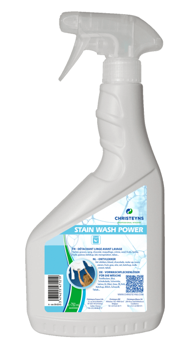 Ontvlekker Christeyns Stain Wash Power 750 ml 1 gecomprimeerd